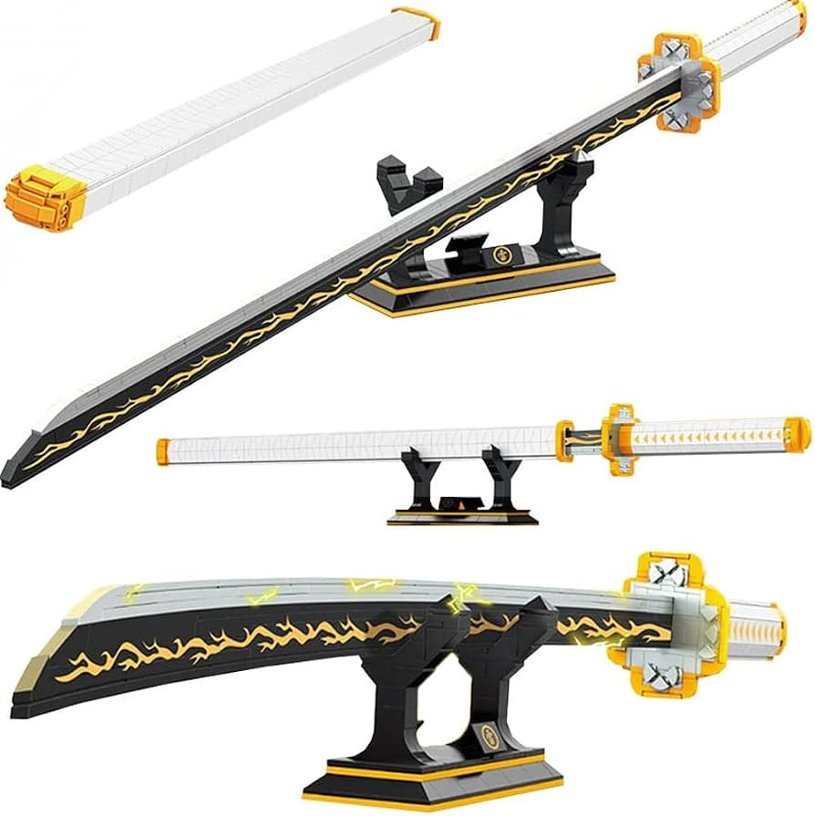Kravkind 39inch for Sword Building BlockModel, Samurai Sword Set withScabbard and Stand, Best Gif... | Amazon (US)