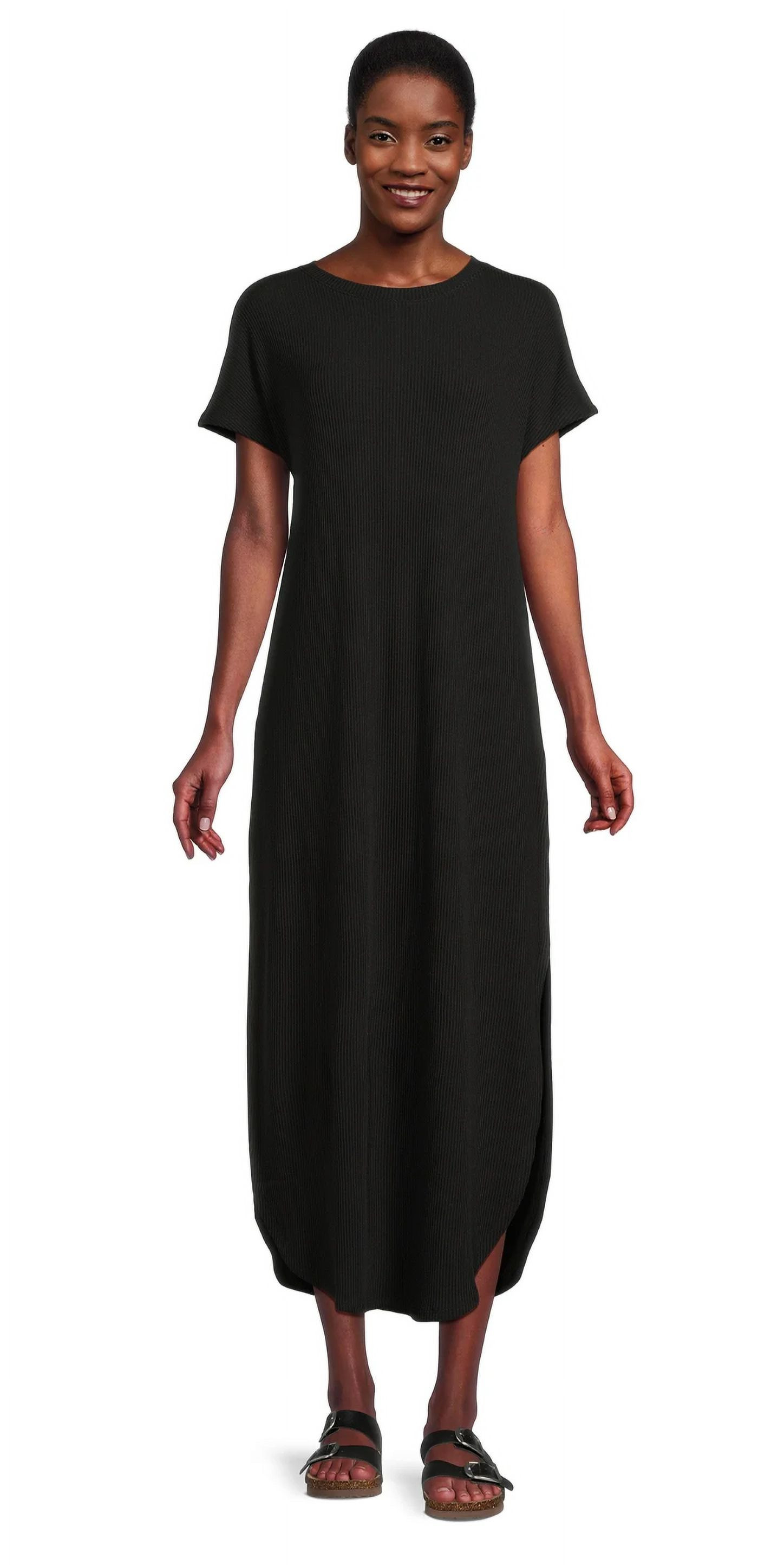 Time and Tru Women's Ribbed Maxi Dress, Sizes XS-3XL | Walmart (US)