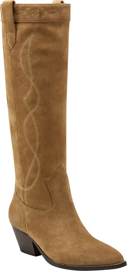 Marc Fisher Edania Pointed Toe Knee High Boot (Women) | Nordstrom | Nordstrom