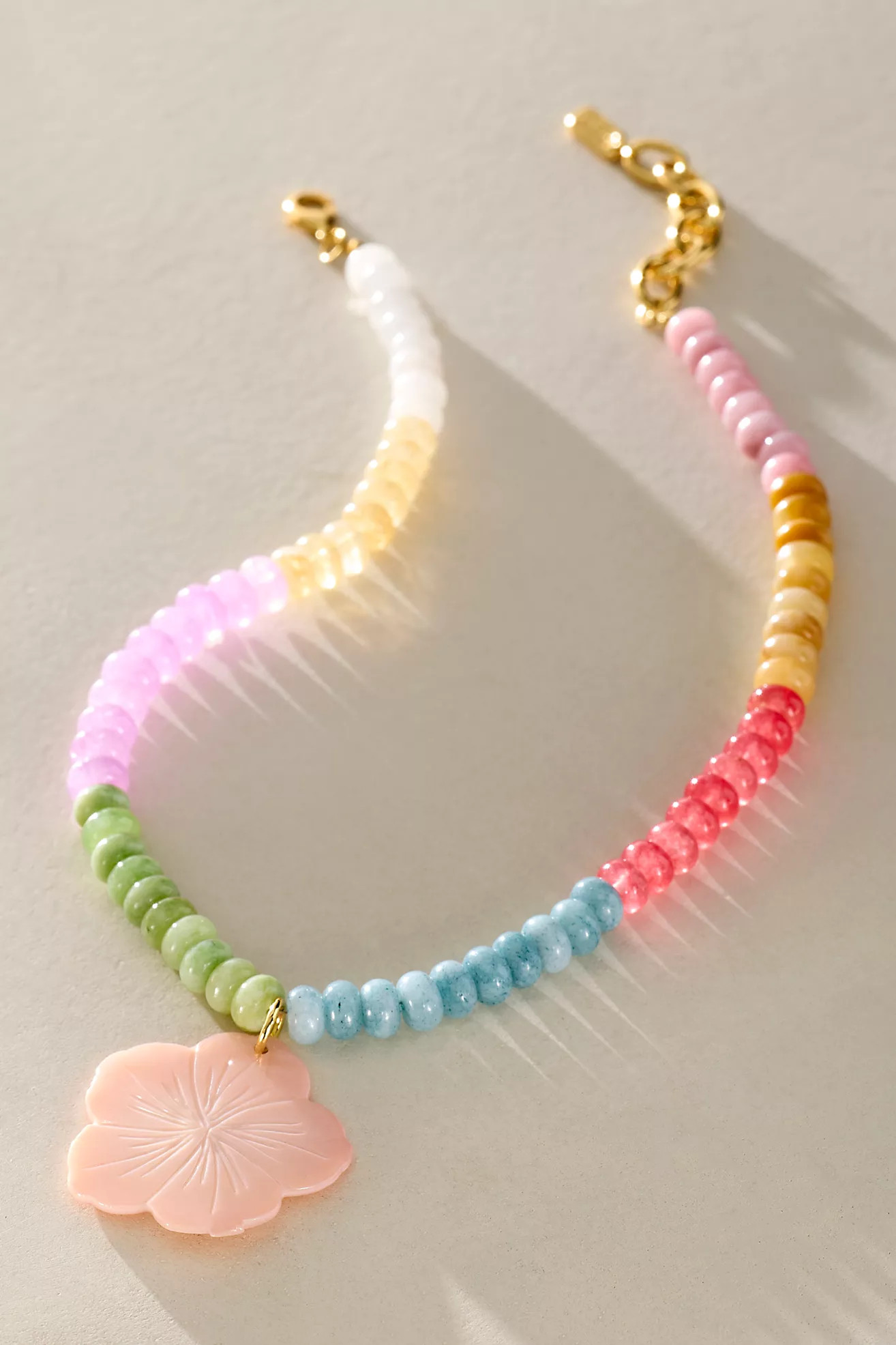 Logan Tay Pearl Rainbow Flower Necklace | Free People (Global - UK&FR Excluded)