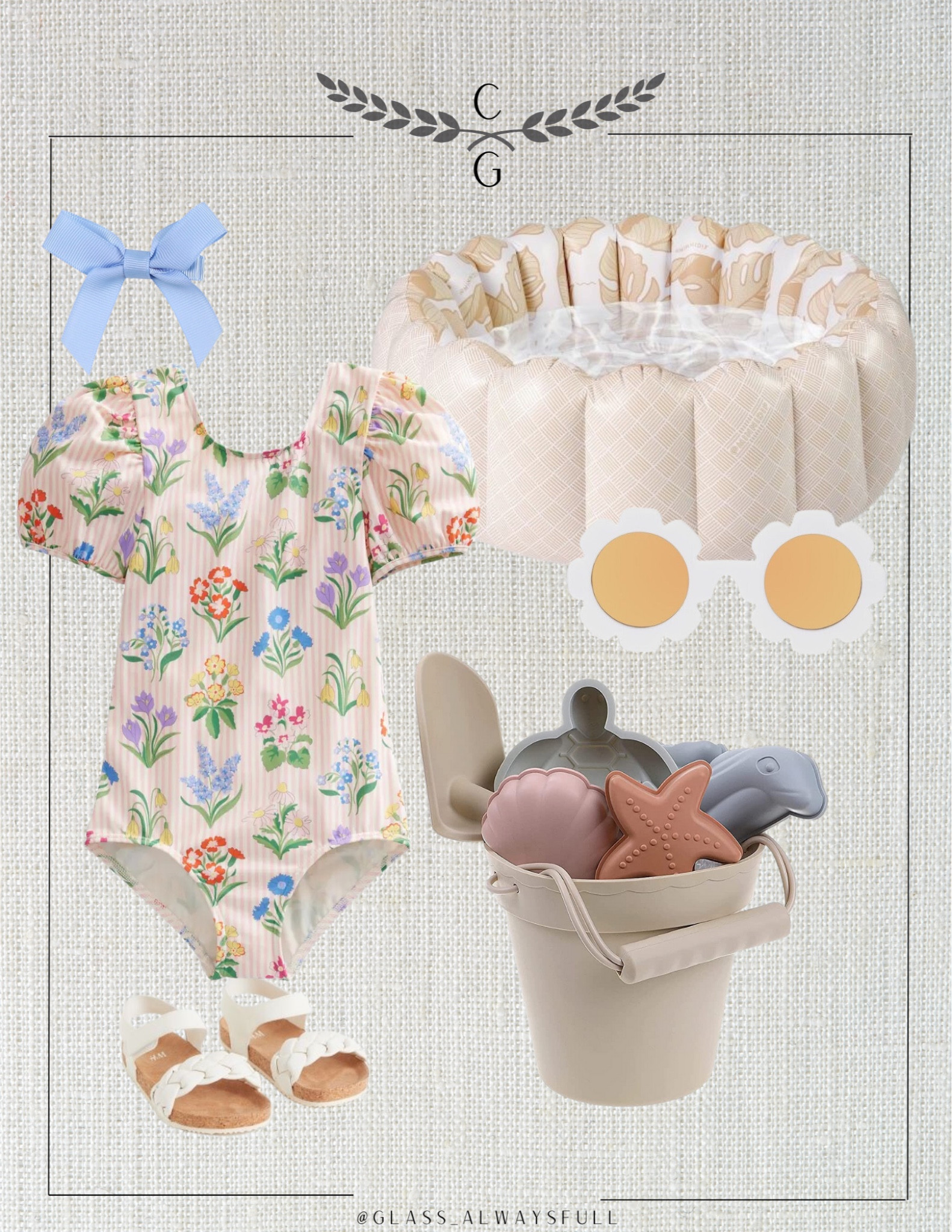Baby swim, baby Easter, baby girl Easter, baby pool, kiddy pool, baby spring, baby summer, baby girl, swim, baby beach, outfit, neutral, beach, toys, baby, flower, sunglasses, baby girl, little girl, swimsuit, target, pool, neutral kiddy pool, summer baby. Callie Glass @glass_alwaysfull 


#LTKbaby #LTKswim #LTKGiftGuide