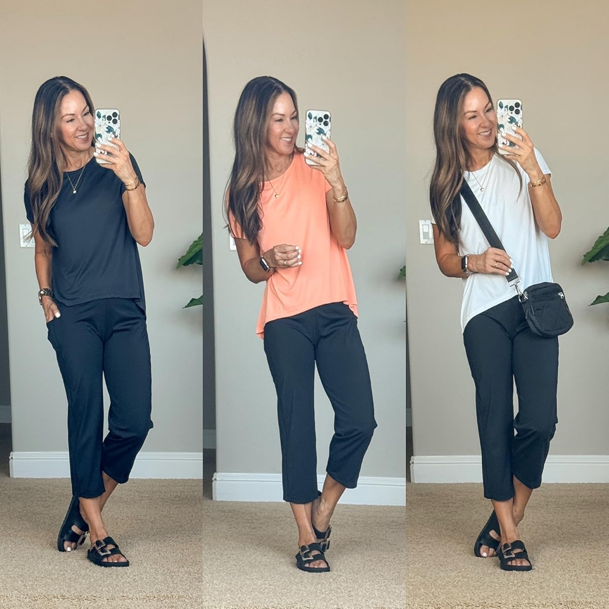 Everyday Outfit Inspo 

I am wearing an XS in all tees, size S in my capris - TTS!

casual  everyday look   tees  capris  style tips  summer outfits  mom style  comfy outfit  EverydayHolly

#LTKstyletip #LTKover40 #LTKSeasonal