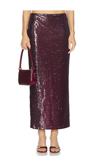 Noella Skirt in Oxblood | Revolve Clothing (Global)