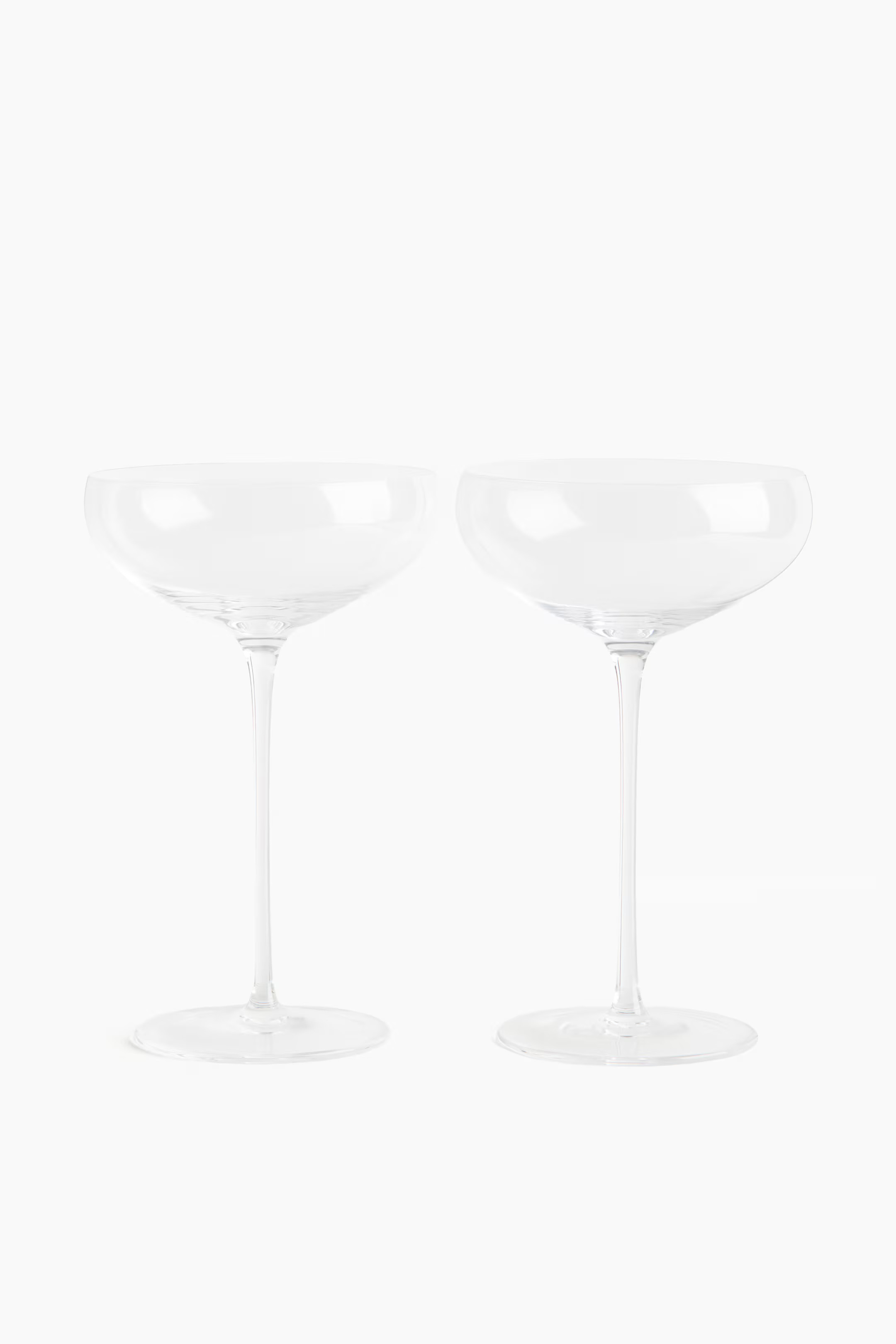 2-Pack Coupe Glasses | H&M (US + CA)