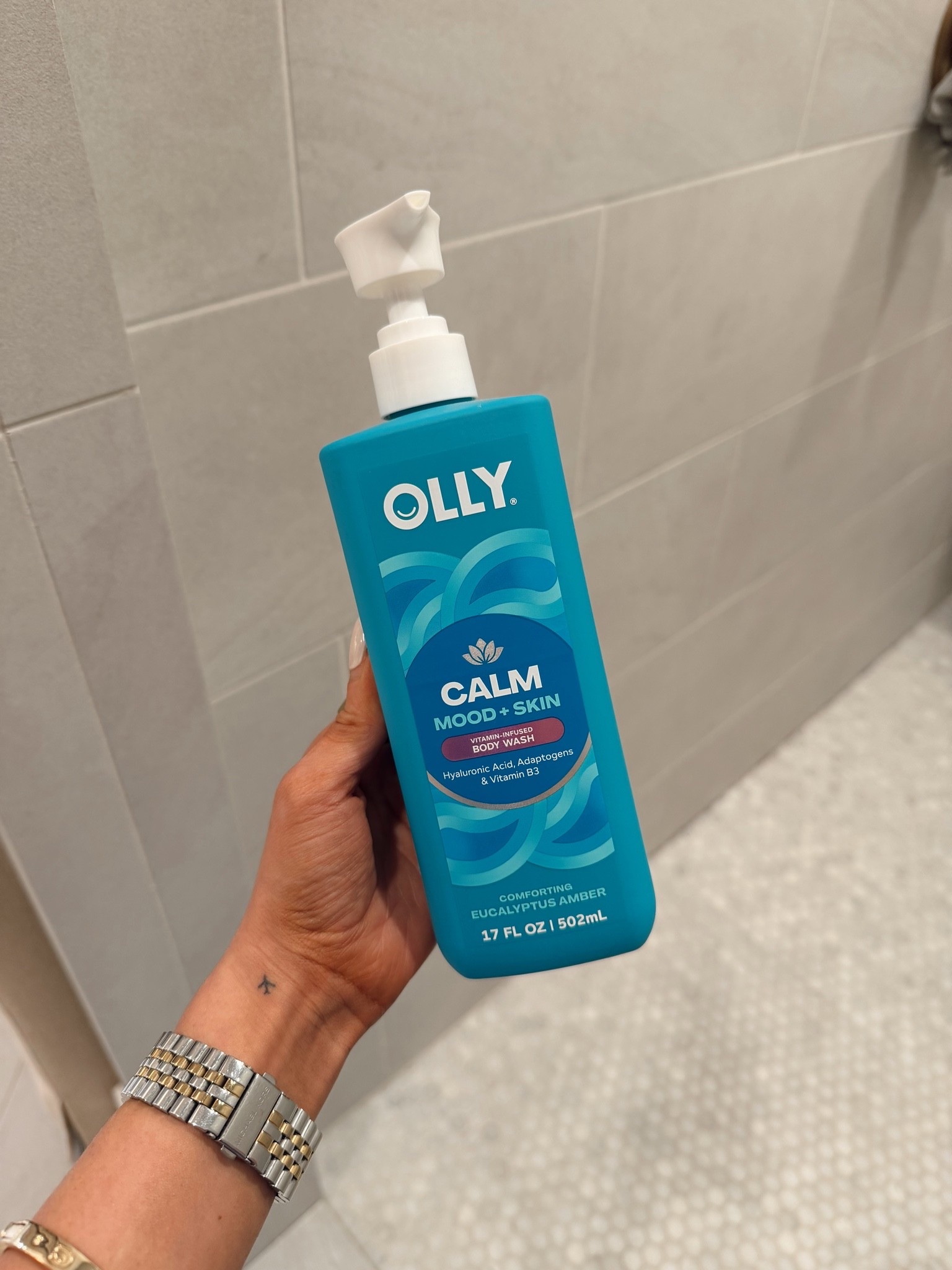 Excited to be partnering with olly on this! This body wash is great and smells like a spa! Zen vibes and lathers so well🫧 #ollypartner