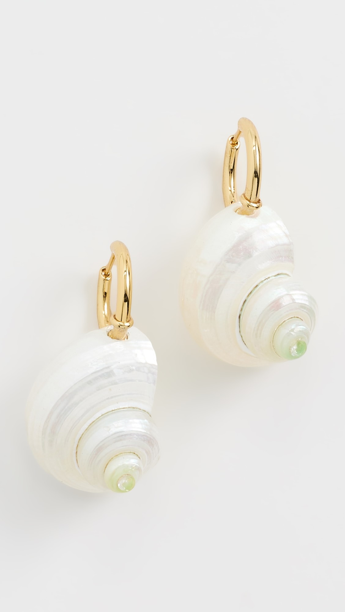 Shell Statement Hoop Earrings | Shopbop