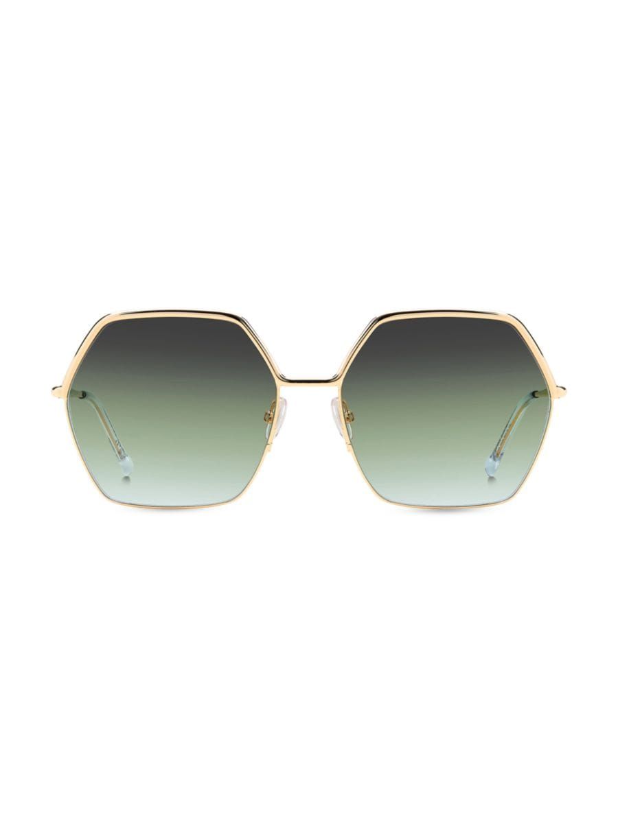 59MM Geometric Sunglasses | Saks Fifth Avenue