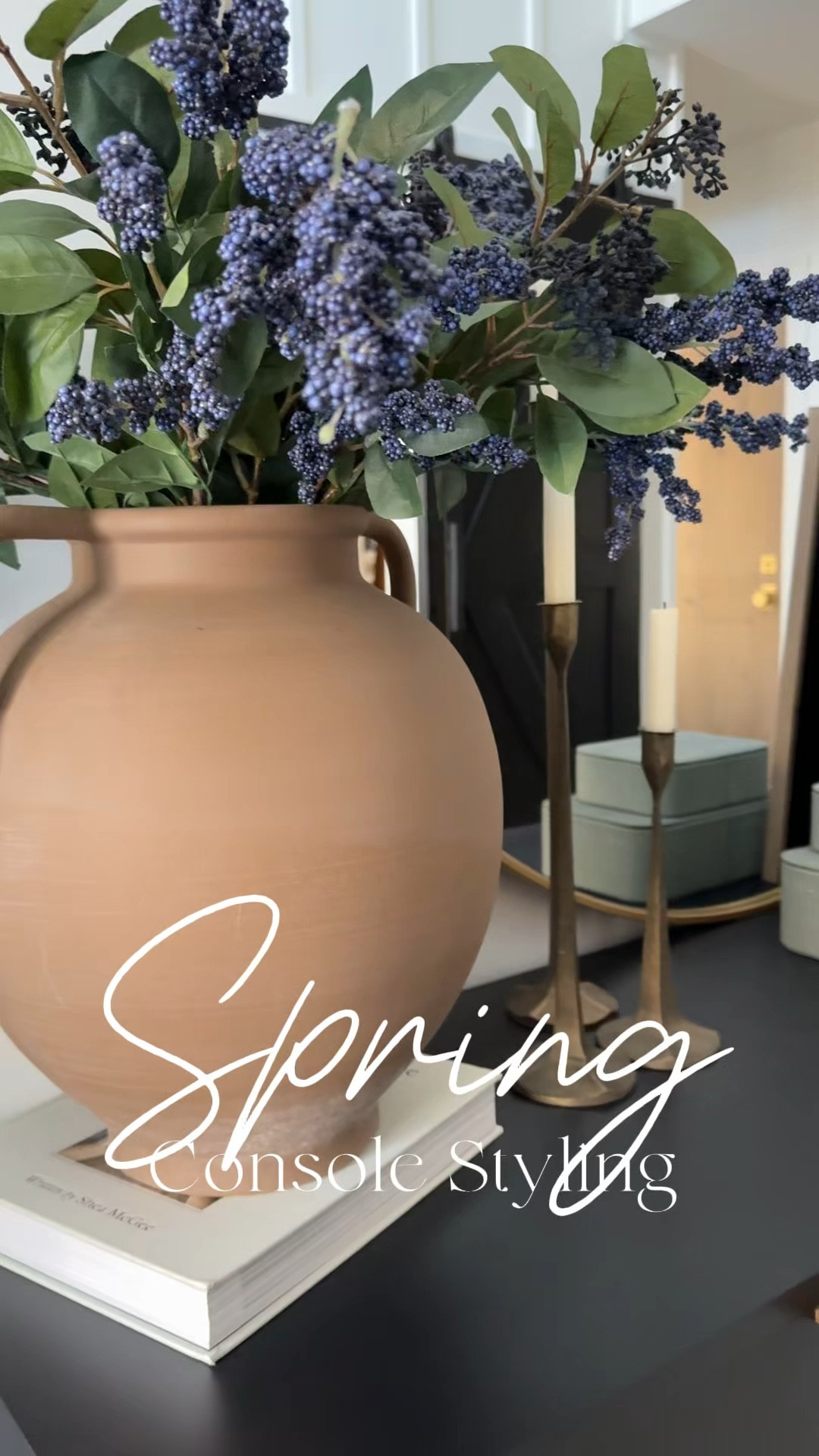 I’m sharing my top styling tips for a fresh, welcoming entryway! From oversized vases and elegant lamps to chic candles, nesting boxes, and statement artwork—these pieces bring life and warmth to your space. Plus, I’m showing you how to mix textures and layers for that perfect spring vibe. Shop my decor picks and more to transform your home this season! 🌸✨ #SpringStyling #EntrywayInspo #HomeDecor #ShopMyStyle 

#LTKHome