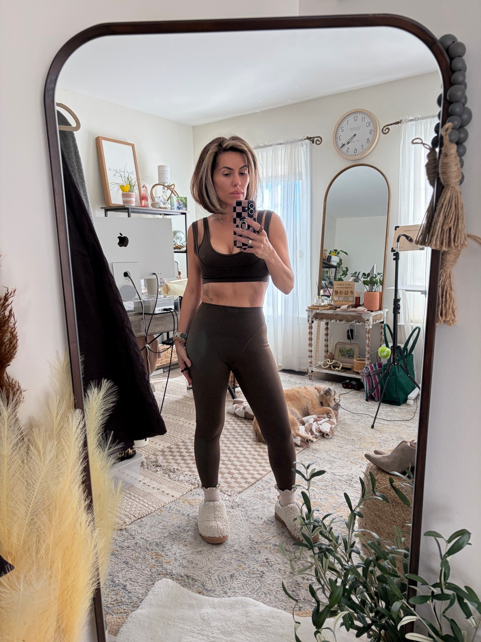 Bra, leggings, & shoes fit true to size. Coat runs oversized by 1-2 sizes.

#LTKActive #LTKootd #LTKfitnessgoals