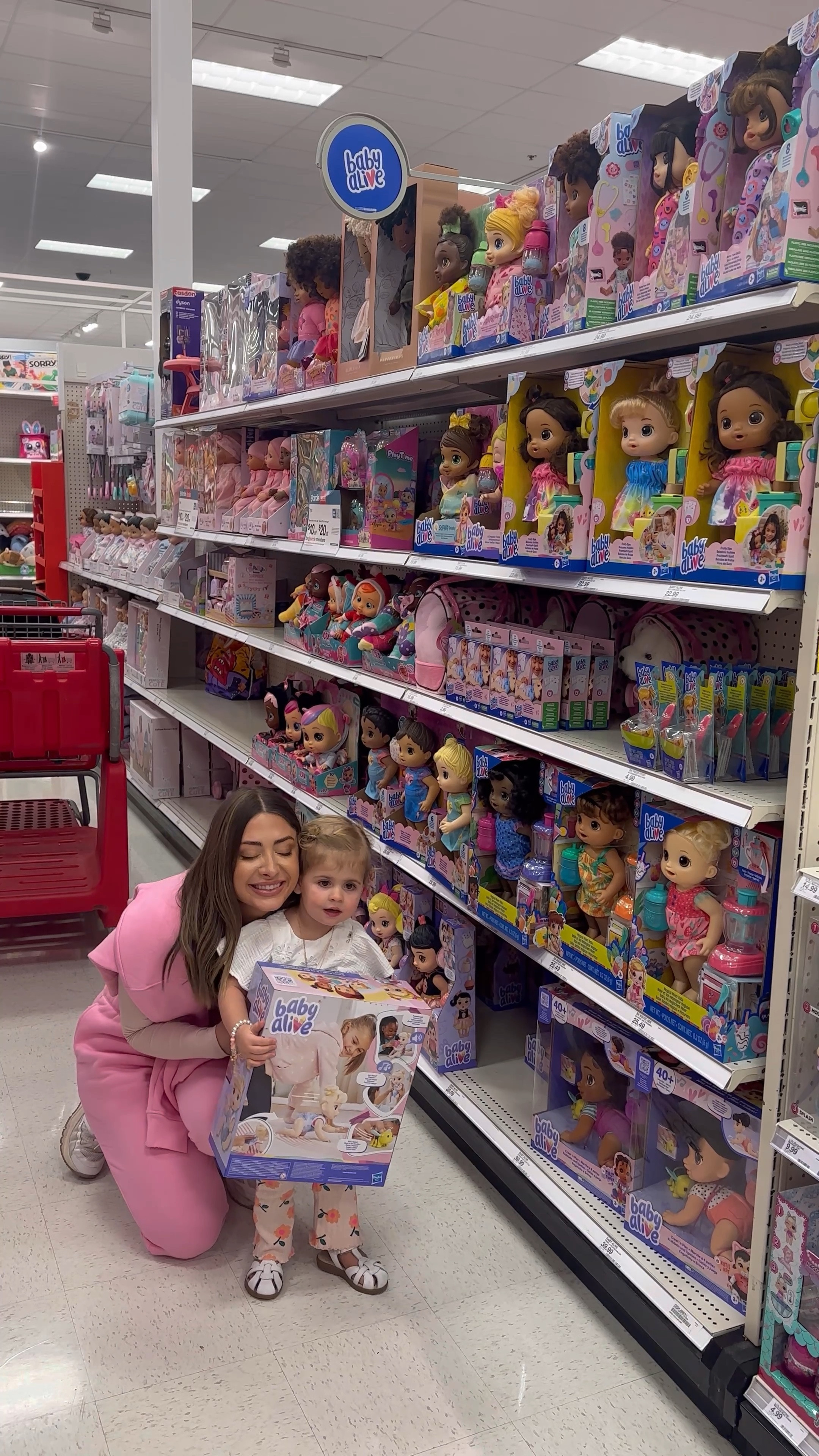 #AD | on my way in store to @target with the queen Tiegan herself to do one last review on toys for this holiday season!! ♥️♥️💫💫 we’ve landed on all things baby dolls & a cute purse set 😂🫶🏽. These baby dolls are so cute - they crawl, make noises, and come with toys for baby! The purse is also great if your little one likes to dress up 💖. Tiegan loves carrying around a purse and this one has accessories on the inside! 🫶🏽✨#AD #TargetPartner #TargetFinds #Toys #Target 

#LTKGiftGuide #LTKKids #LTKHoliday