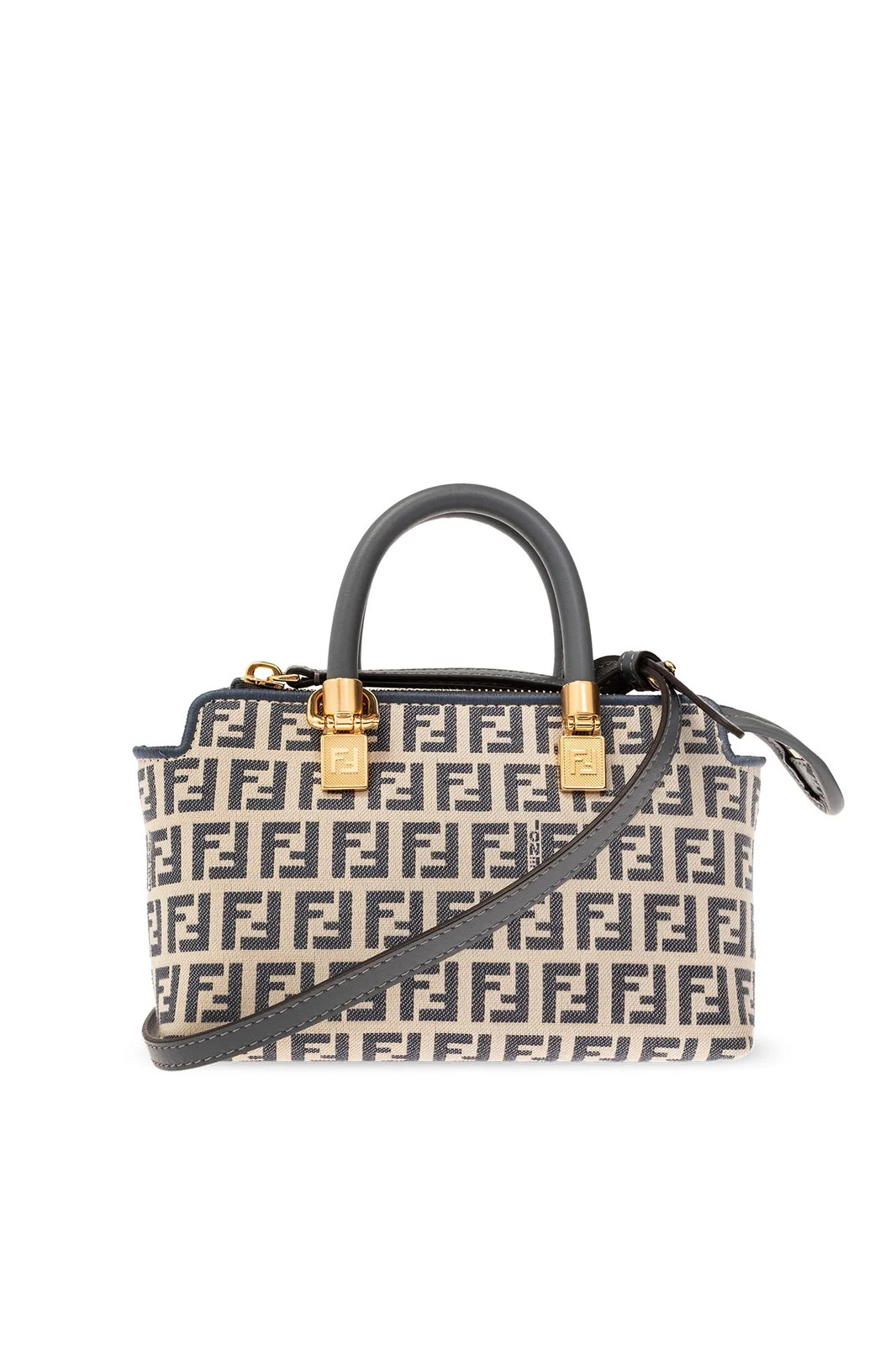 Fendi By The Way FF Monogram Mini Tote Bag | Cettire Global