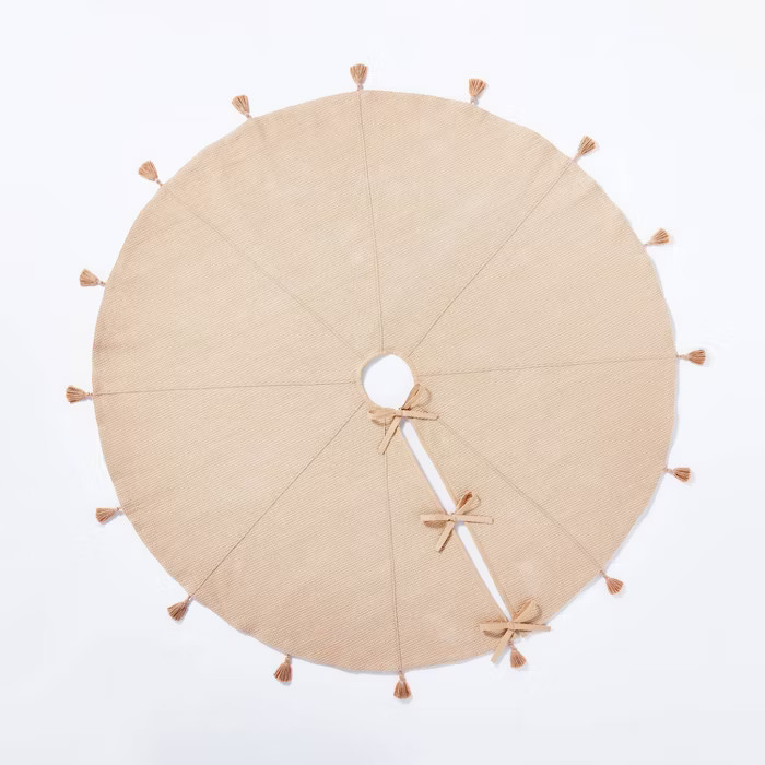 Tree Skirt with Tassel Cream - Threshold™ designed with Studio McGee | Target