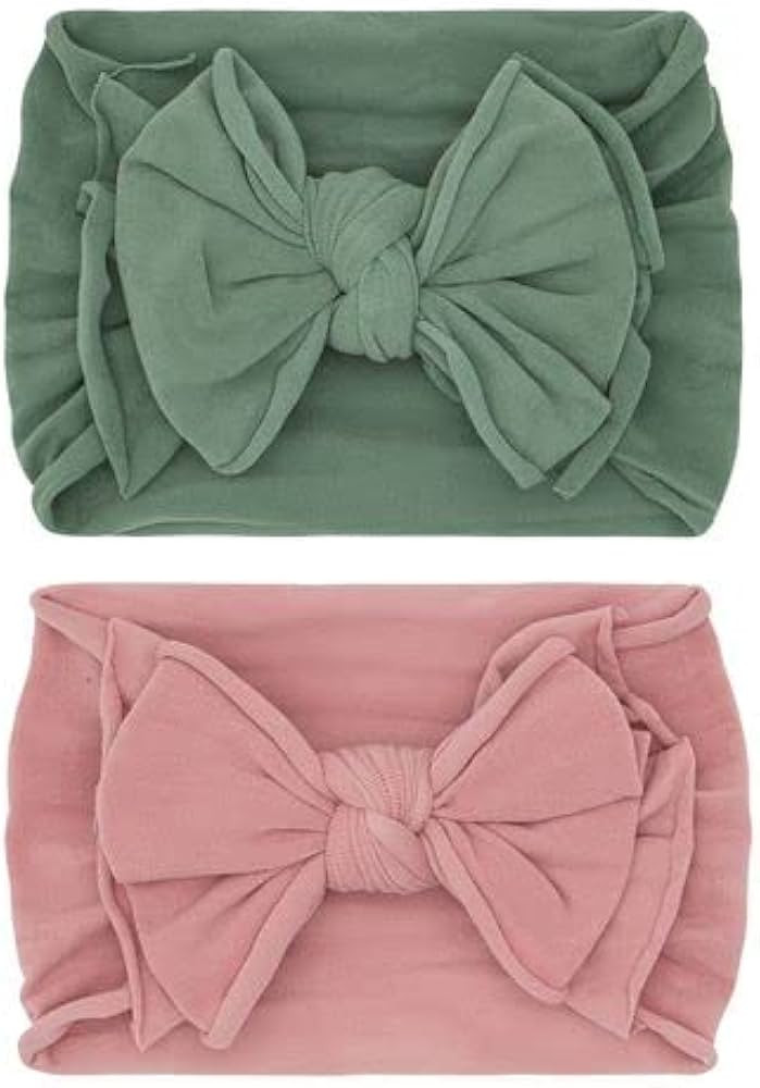 Baby Bling Bows Newborn to Little Girls Hair Bow - FAB-BOW-LOUS Headbands Toddlers Hair Accessori... | Amazon (US)