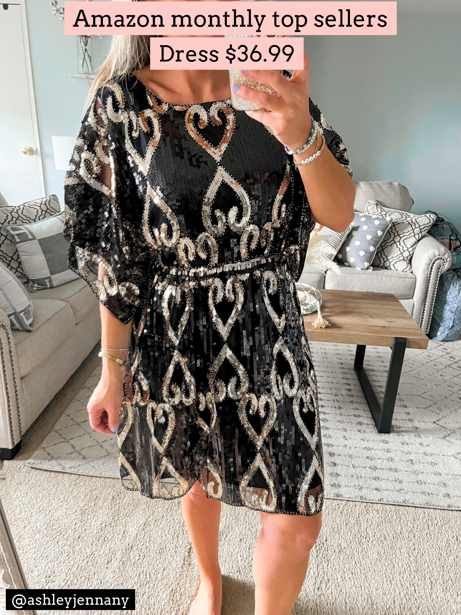 Sequin dress 

#LTKHoliday #LTKwedding #LTKunder50