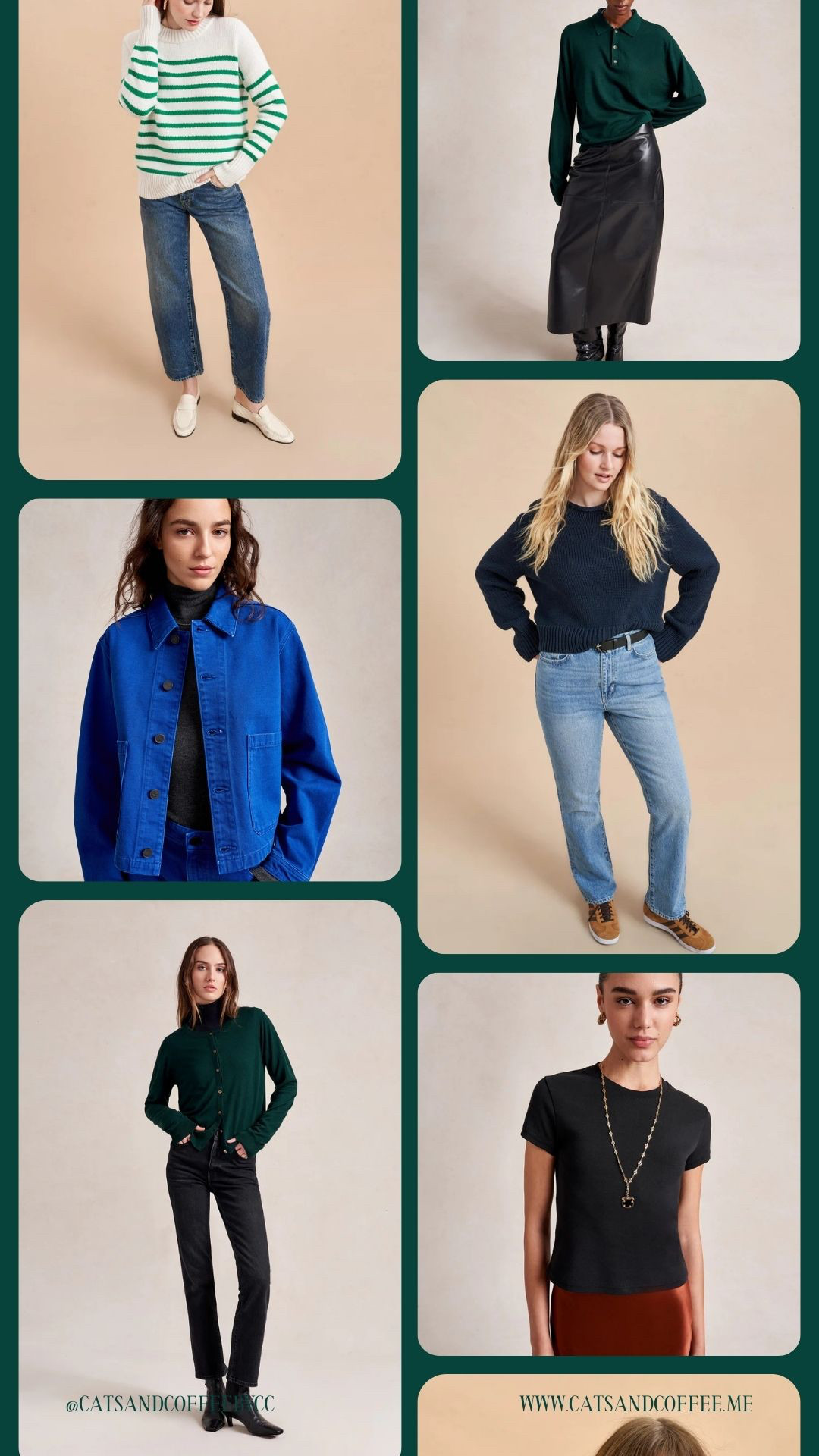 What I love about La Ligne is how versatile each piece is. That striped sweater pairs with denim for weekends or trousers for work. The emerald polo dresses up or down effortlessly. The black tee becomes the foundation for countless outfits. And that blue jacket? It's the statement piece that elevates everything. Quality basics that work multiple ways are always worth the investment.
 

 #LTKSeasonal #LTKMidsize #LTKPetite