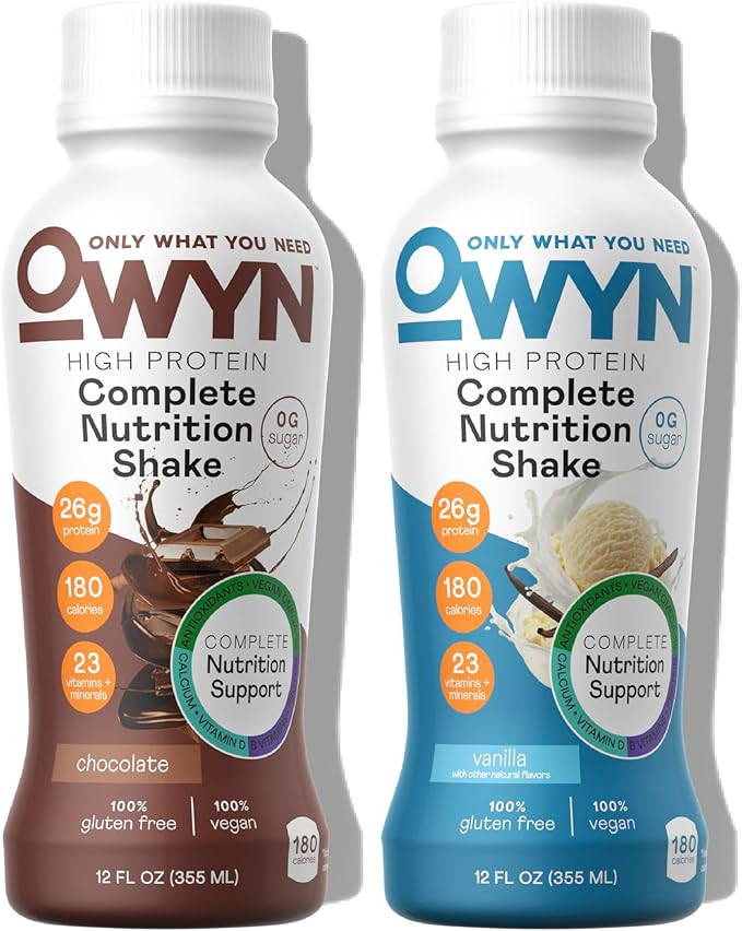 OWYN Only What You Need Protein Shake, High Protein Complete Nutrition Drink, Vanilla, 12 Fl Oz (... | Amazon (US)