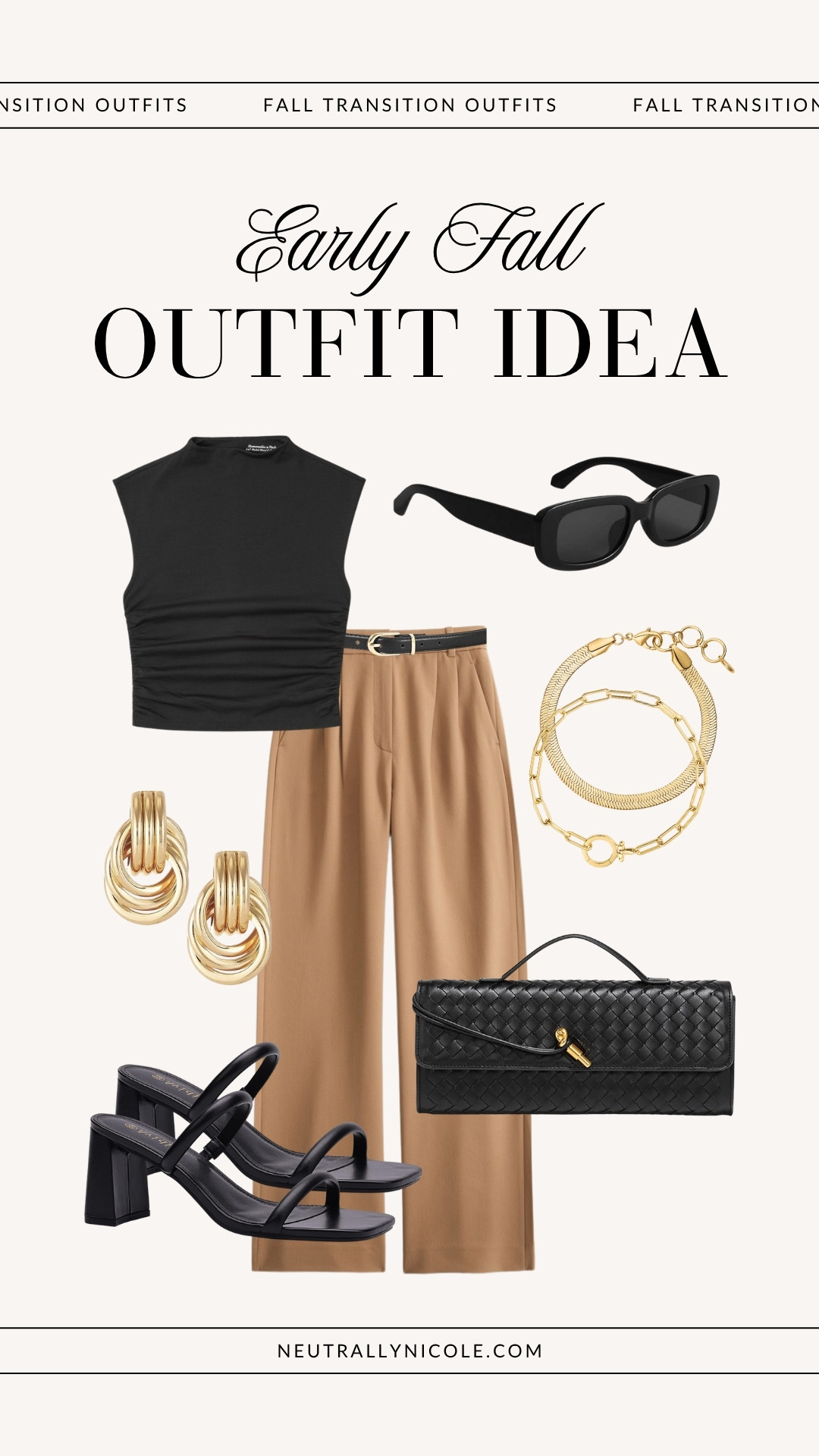 Early fall outfit idea, early fall outfits, summer to fall transition outfit idea, summer to fall transition outfits, warm fall outfit idea, warm fall outfits, fall outfit idea, fall outfits, casual outfit idea, casual outfits, spring outfit idea, spring outfits, trouser pants outfit idea, trouser pants outfits, office outfit idea, office outfits, work outfit idea, work outfits, brunch outfit idea, brunch outfits // neutrallynicole, @neutrallynicole, neutrallynicole.com, Neutrally Nicole

#LTKShoeCrush #LTKStyleTip #LTKFindsUnder50 #LTKFindsUnder100 #LTKTravel #LTKSaleAlert #LTKSeasonal #LTKItBag
