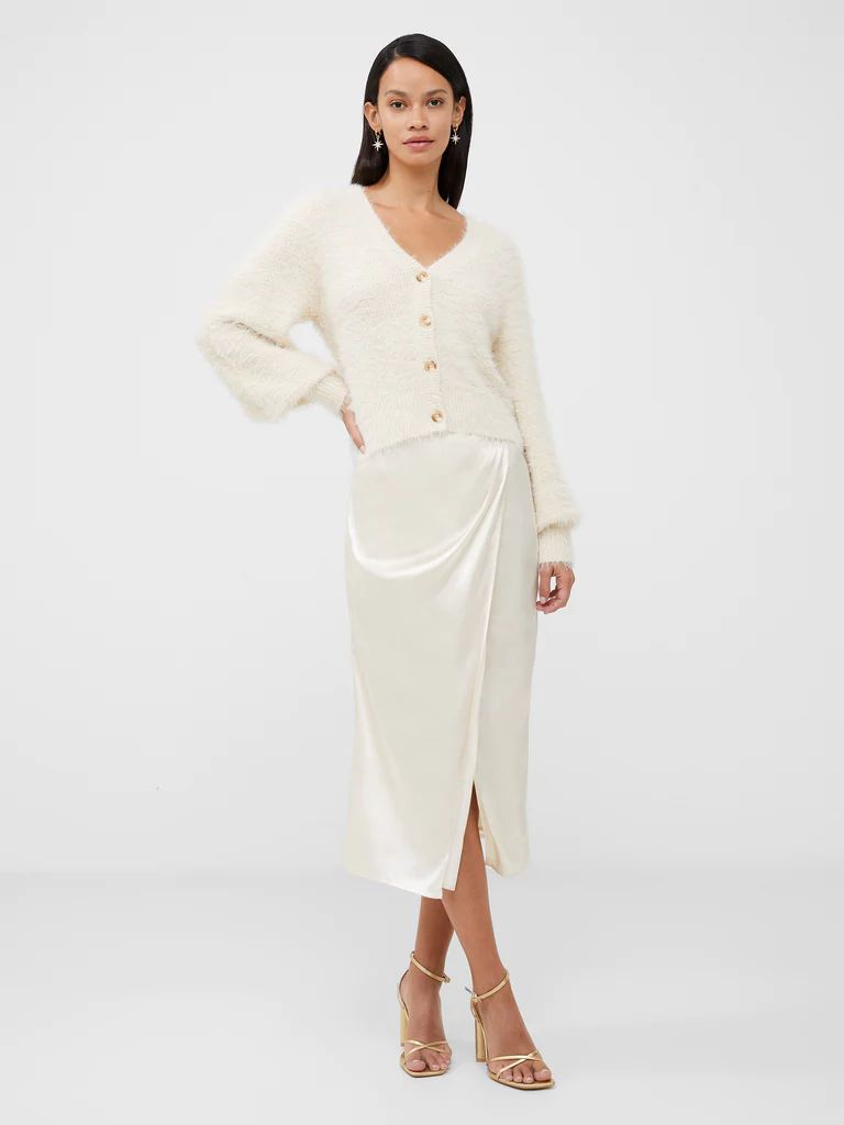 Inu Satin Midi Wrap Skirt | French Connection (US)