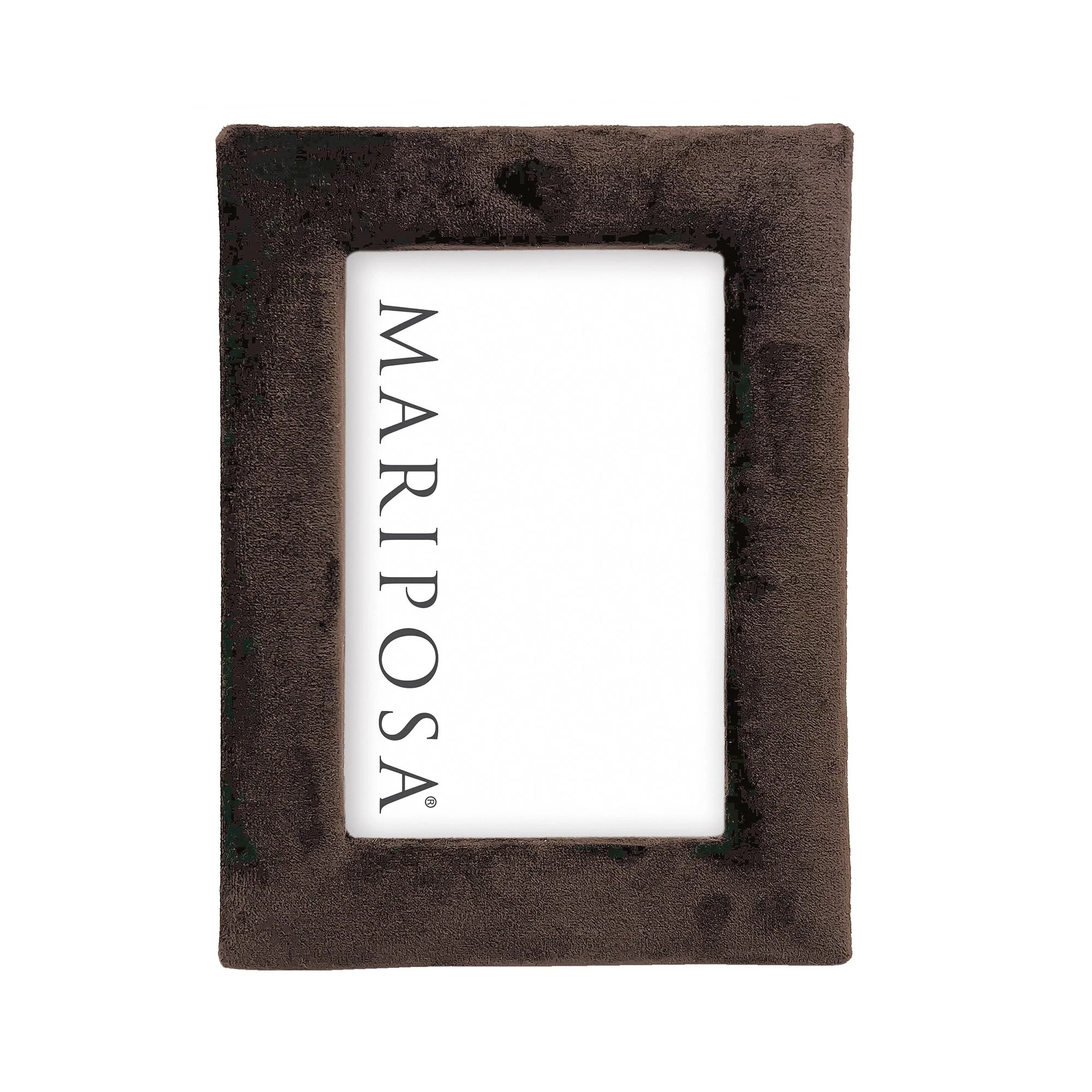 Lola Chocolate Velvet 4x6 Frame | Mariposa