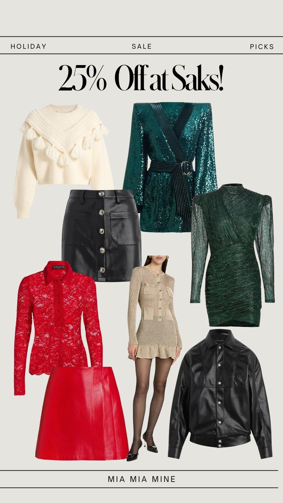 Saks friends and family sale
Save 25% off holiday party dresses, holiday outfits and winter essentials 

#LTKSaleAlert #LTKHoliday #LTKSeasonal