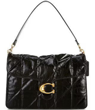 COACH Tabby 35 Quilted Glazed Leather Chain Crossbody Bag | Dillard's | Dillard's