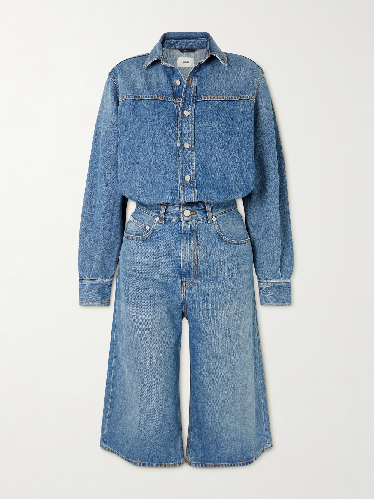 Haikure - Tonya Denim Jumpsuit - Blue | NET-A-PORTER (US)