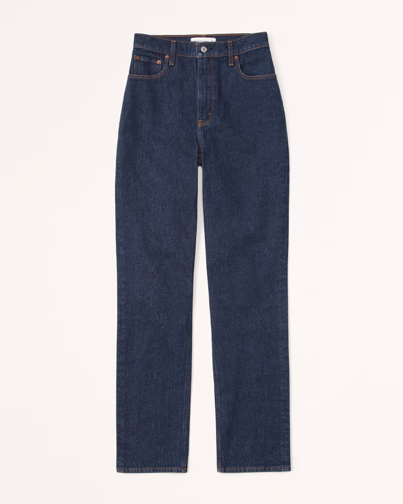 Ultra High Rise 90s Straight Jean | Abercrombie & Fitch (US)