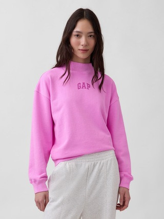 Heavyweight French Terry Oversized Mockneck Sweatshirt | Gap (US)