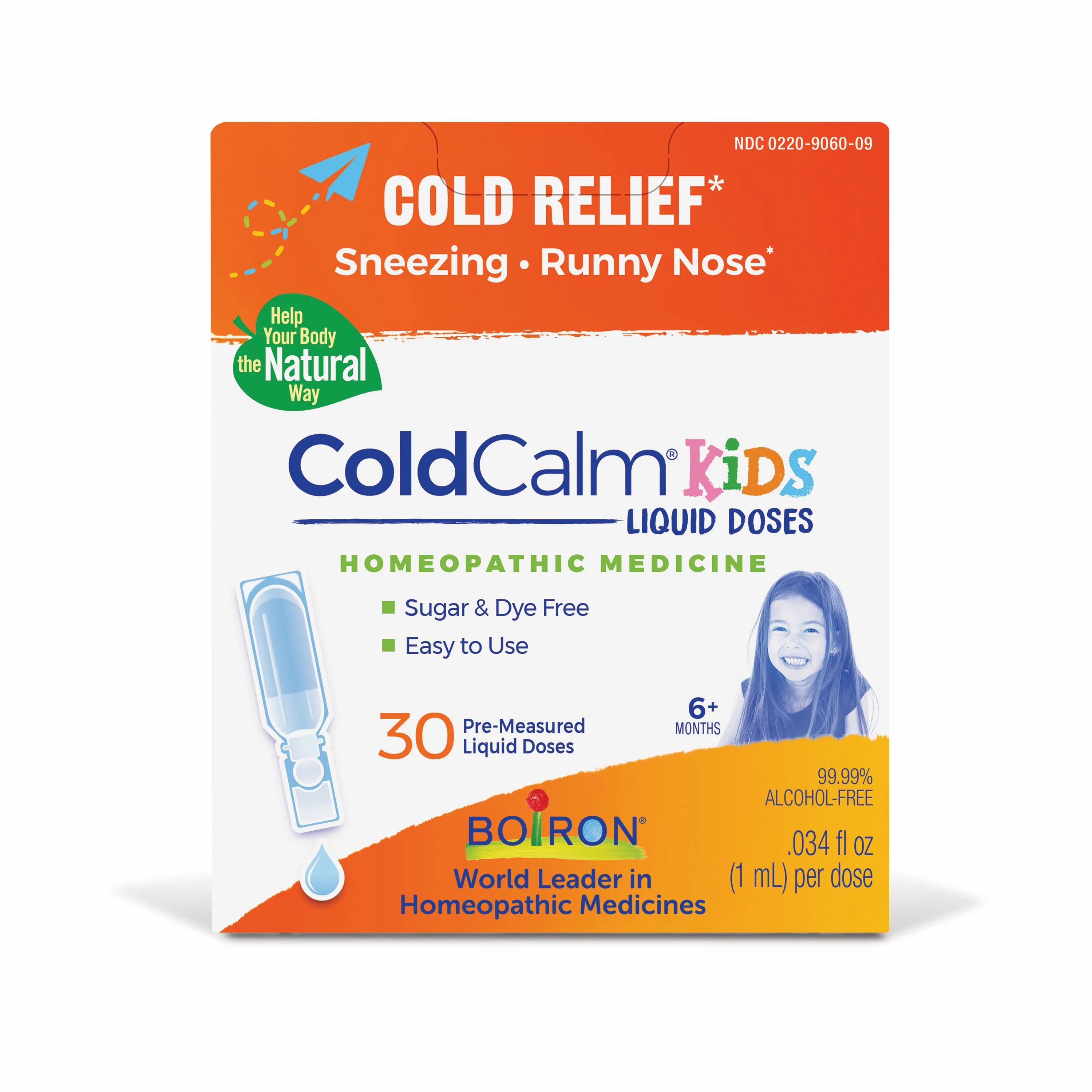 Boiron Coldcalm Kids Liquid Dose, Homeopathic Medicine for Cold Relief, Sneezing, Runny, 30 Singl... | Walmart (US)