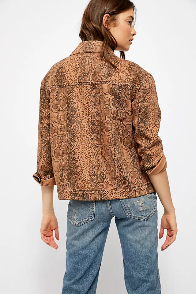 Snake Bite Trucker Jacket | Free People (Global - UK&FR Excluded)