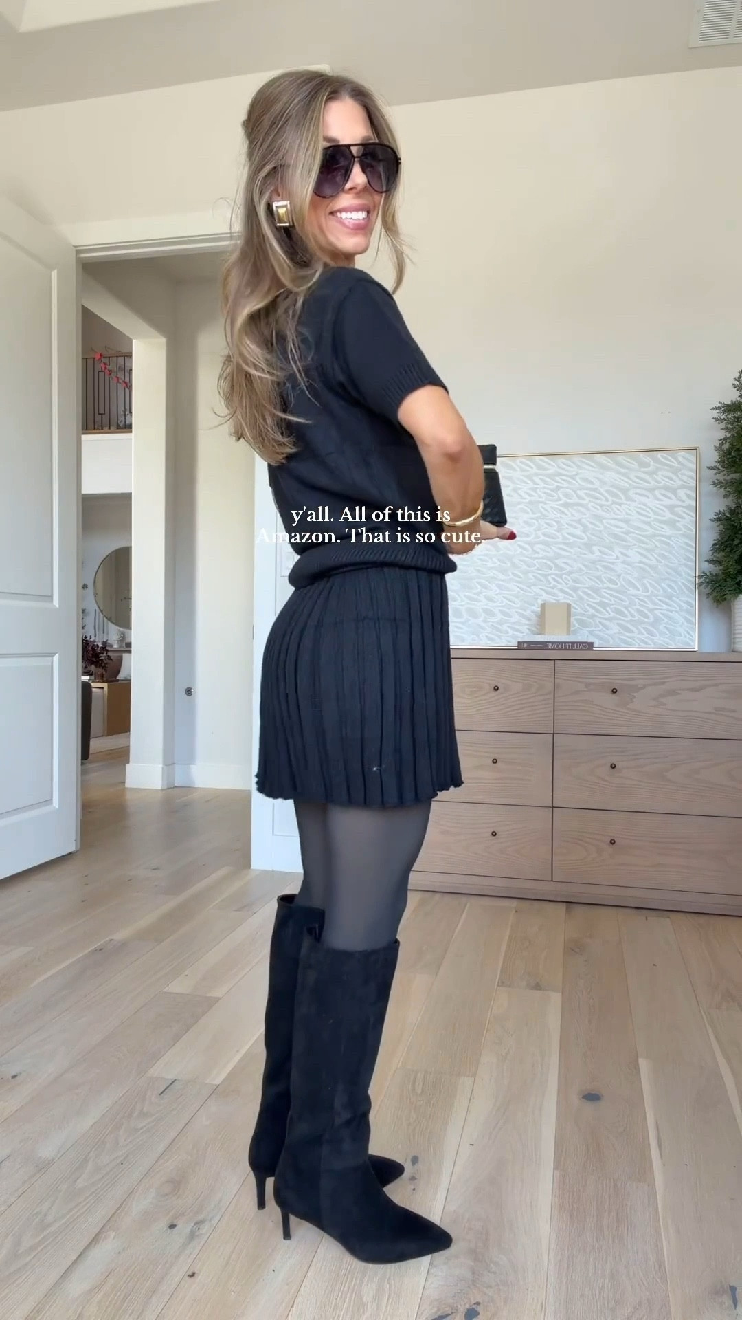 Cutest short sleeve Amazon sweater and skirt set!! 


#LTKFindsUnder100 #LTKootd #LTKFindsUnder50