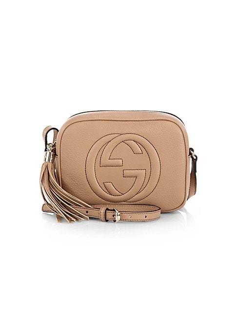 Gucci Women's Soho Leather Disco Bag - Camelia | Saks Fifth Avenue