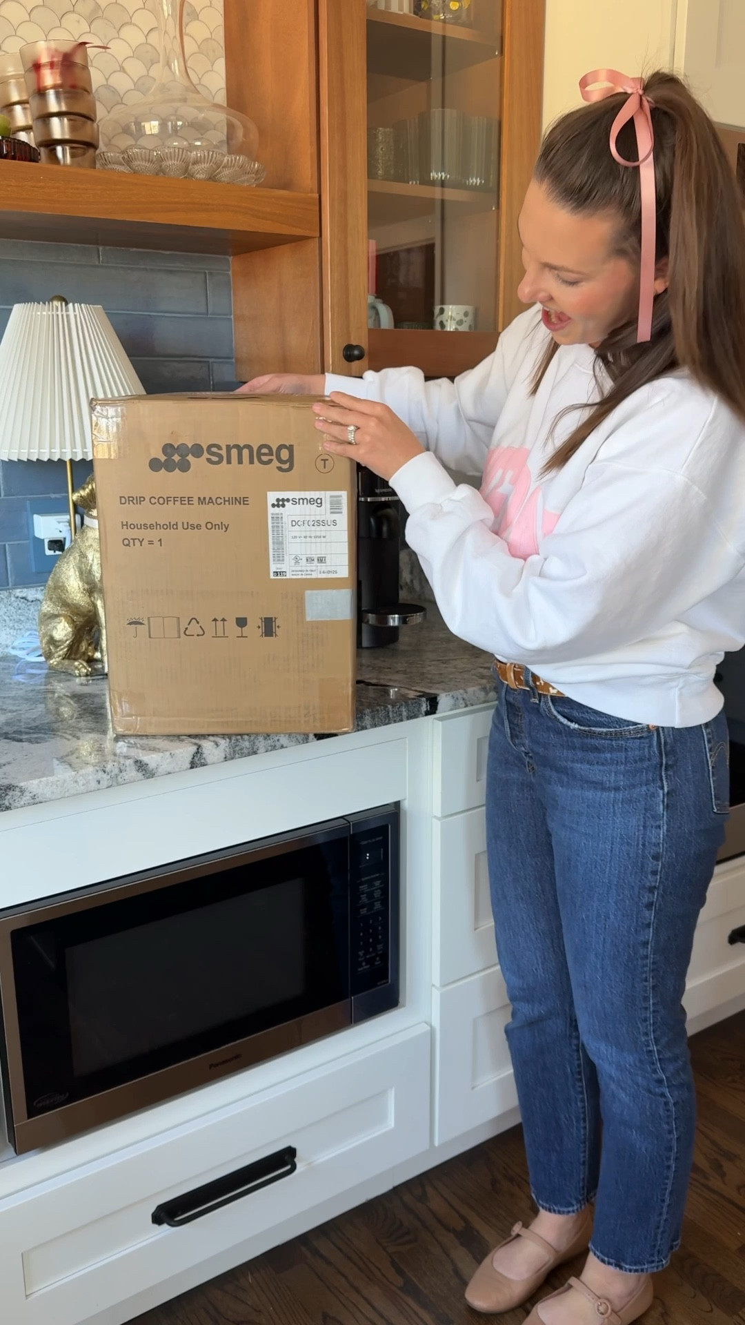 My valentine present form my husband! I have been wanting to go back to drip coffee and I have been wanting the gorgeous stainless steal Smeg coffee maker! 

#LTKmorningroutine #LTKHome #LTKmomlife