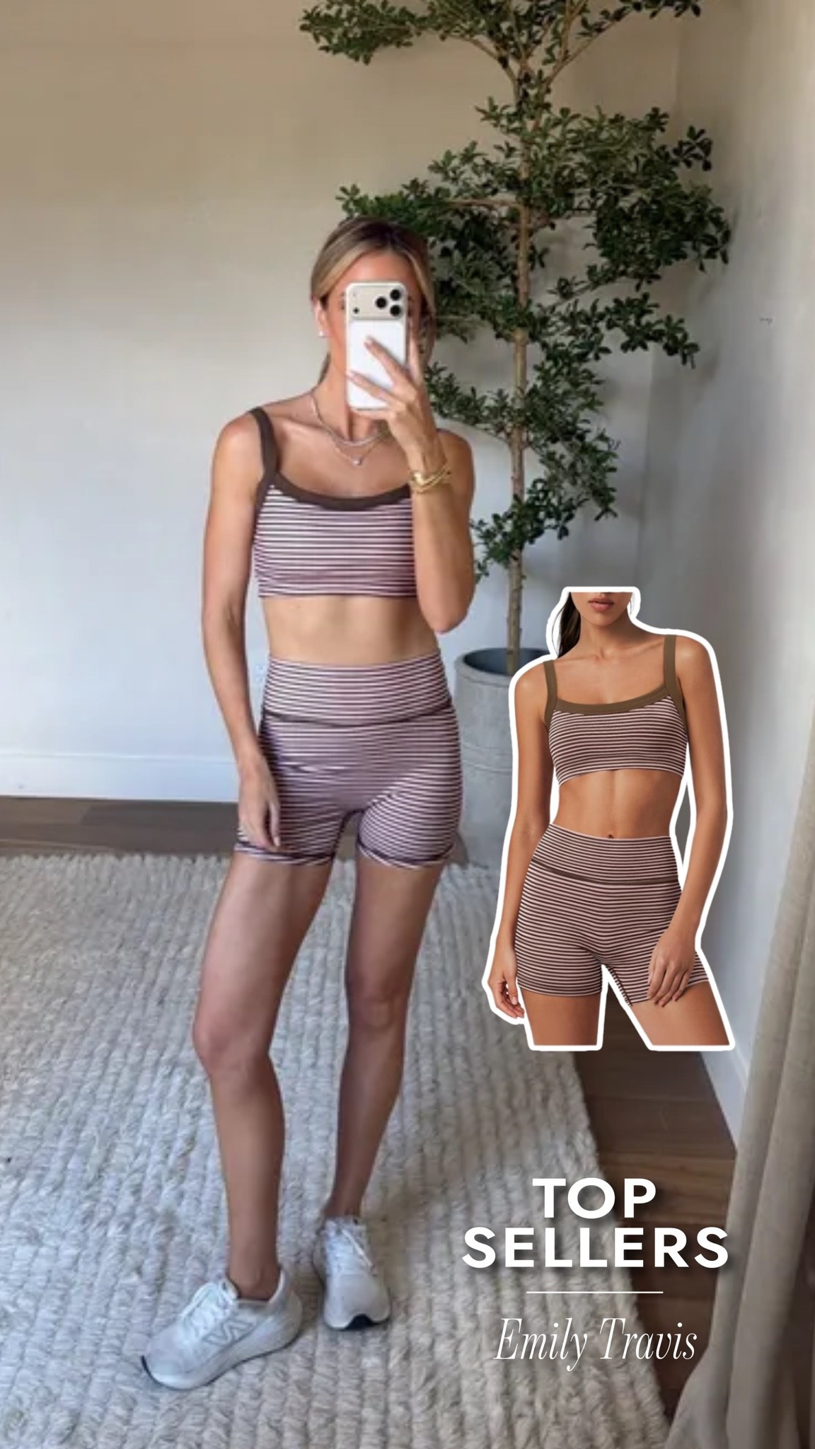 Workout set under $50! Wearing a small