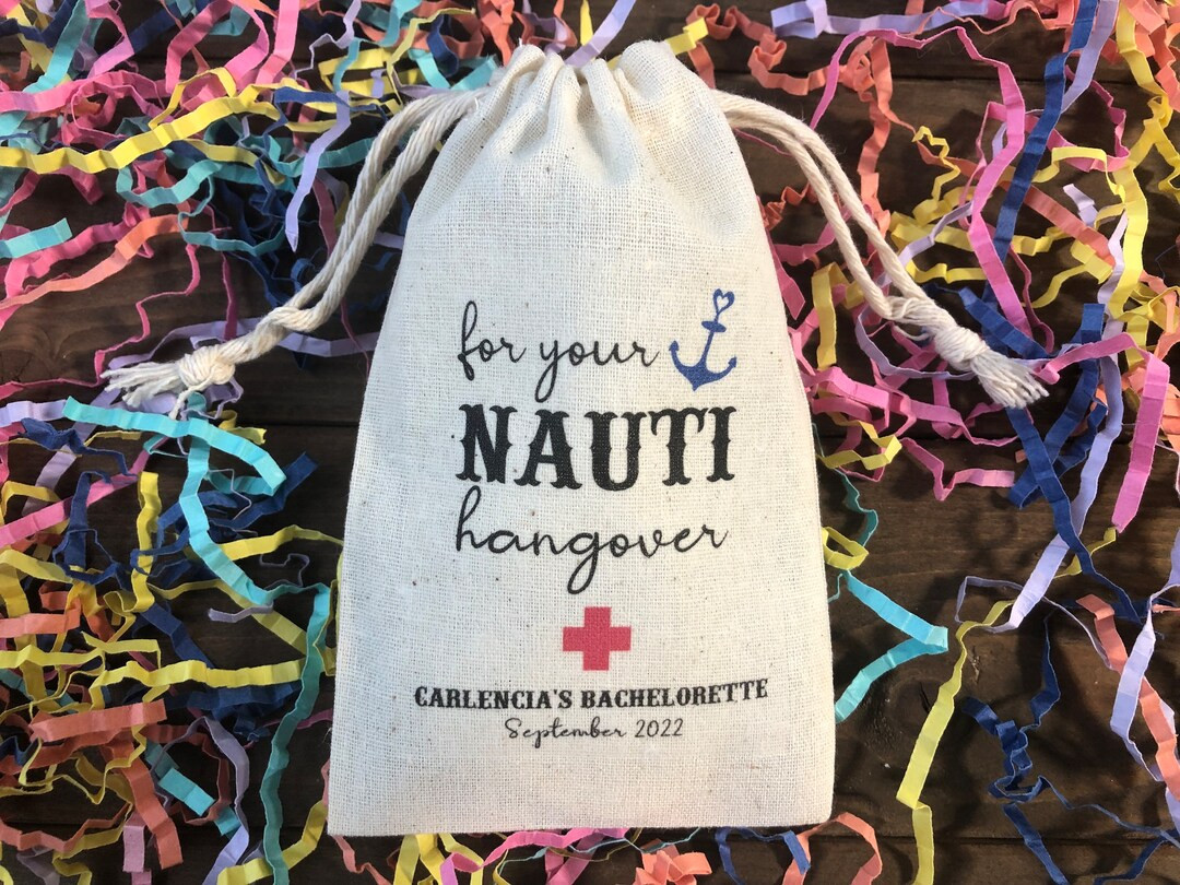 Set of 10 Nautical Cruise Ship Survival Kit Bags party - Etsy | Etsy (US)