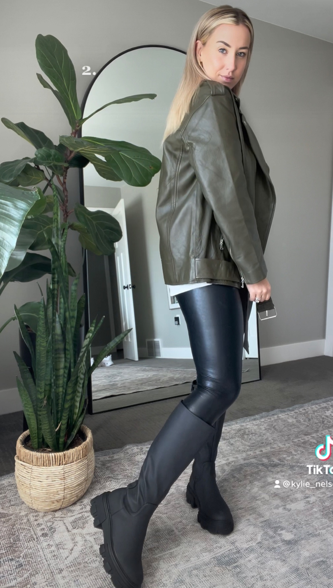 Shirt: XL Free People (linked similar)
Leather coat: US 10
Leggings: M
Boots: TTS

#LTKcurves #LTKfit #LTKstyletip