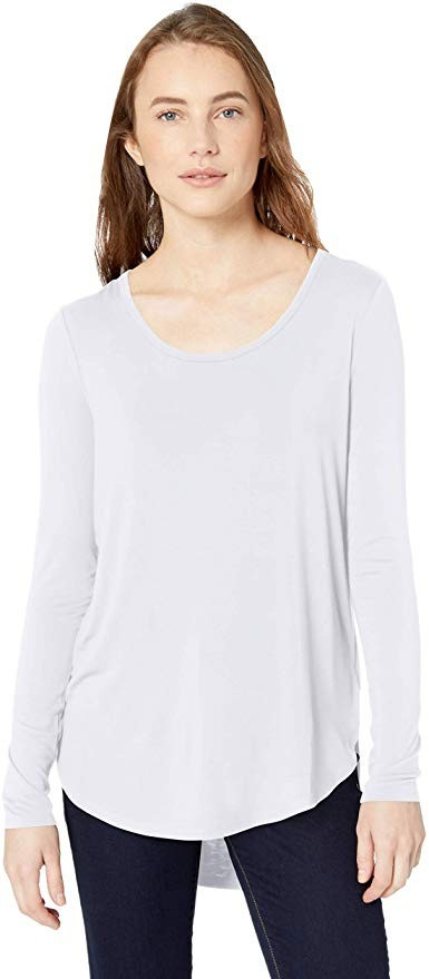 Daily Ritual Women's Jersey Long-Sleeve Scoop Neck Shirt | Amazon (CA)