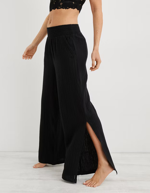 Aerie High Waisted Pool-To-Party Pant | Aerie