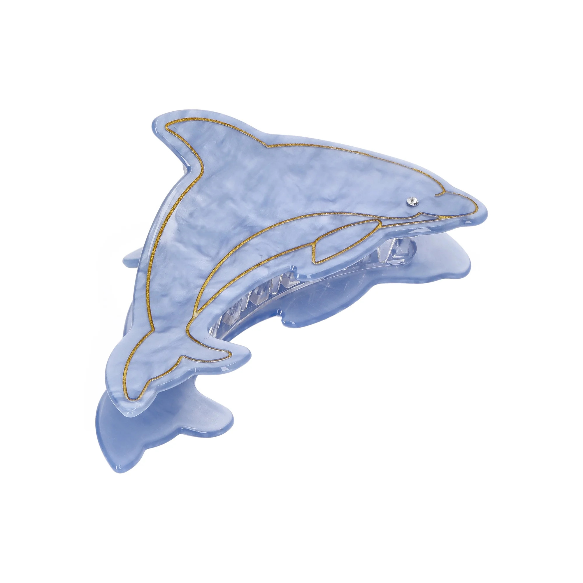 No Boundaries Dolphin Hair Claw Clip, Women's | Walmart (US)