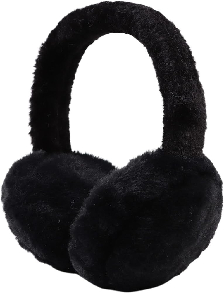 PESAAT Fluffy Ear Muff for Women Plush Foldable Earmuffs Kids Winter Earmuffs Girls Boys Cold Wea... | Amazon (US)