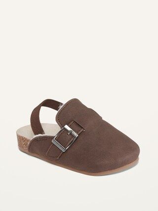 Faux-Suede Sherpa-Lined Clogs for Baby | Old Navy (US)