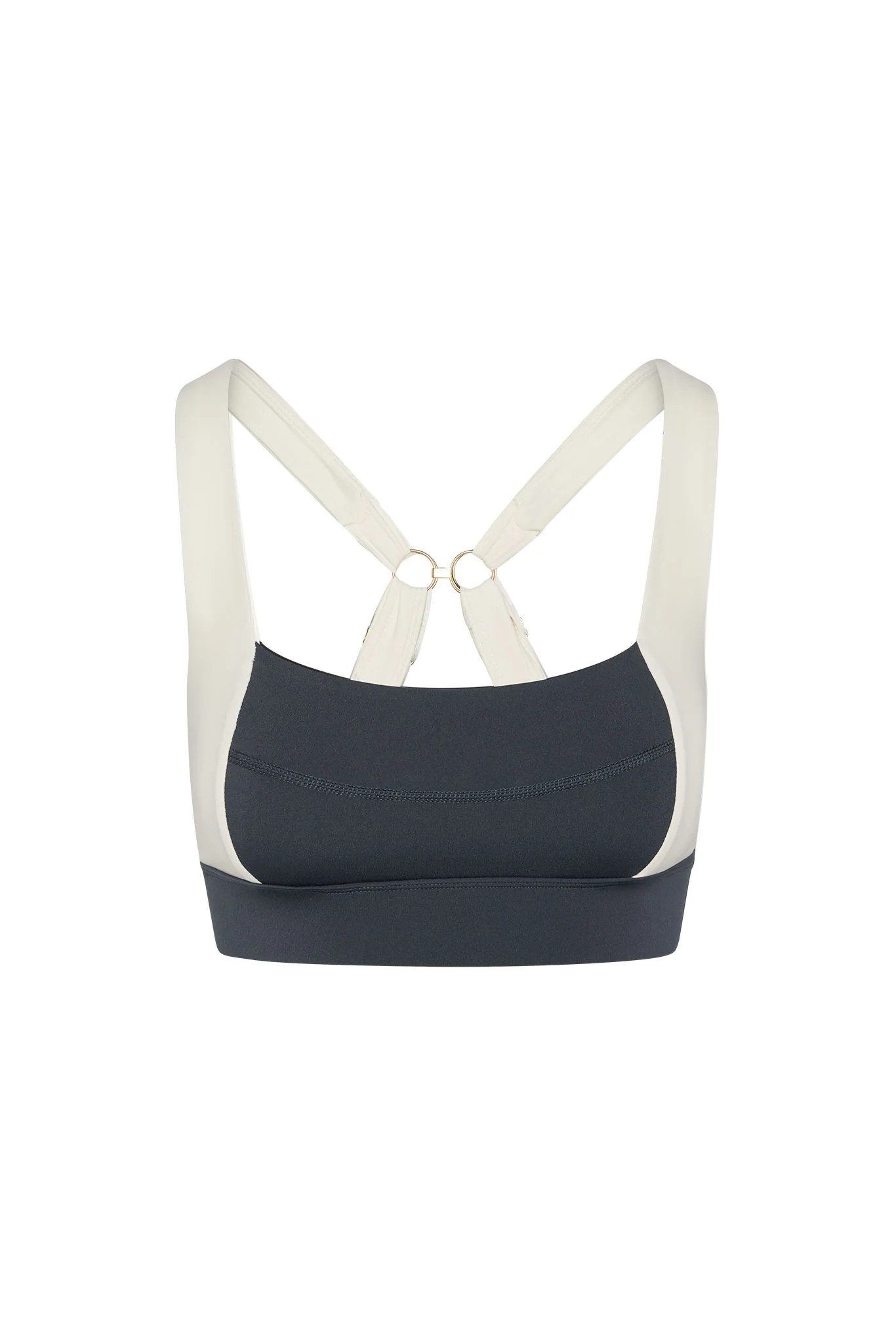 Arches “The Tash Bra” - Slate/Ivory | Monday Swimwear