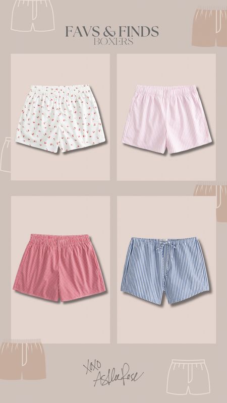 my love for comfy things knows no bounds. ☁️🧸🩲 my top boxer picks! 

Boxers, Pajama Shorts, PJs 
