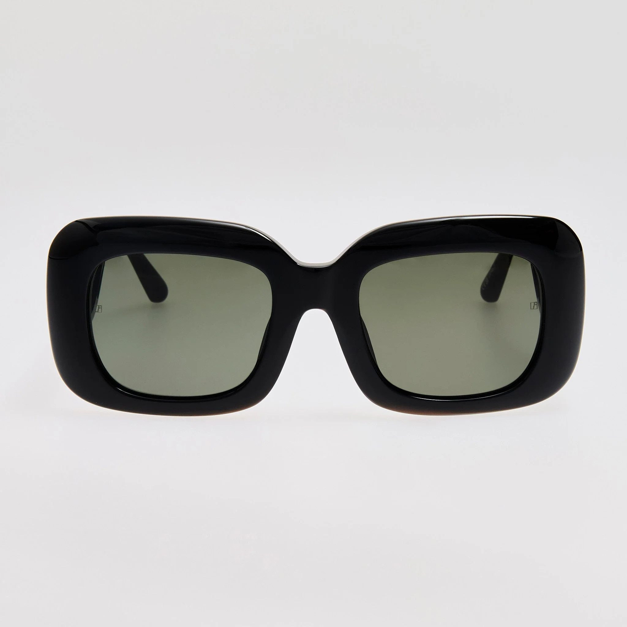 Emmy Sunglasses in Black | Linda Farrow