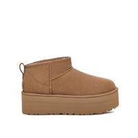 UGG Classic Ultra Mini Platform Ankle Boots - Chestnut | Very (UK)