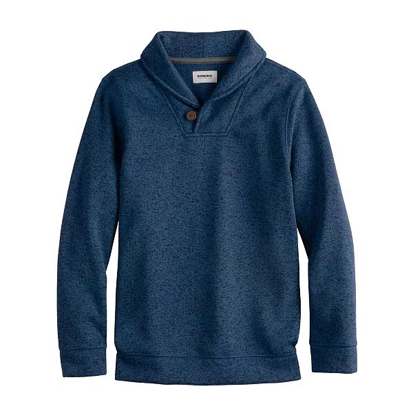 Boys 8-20 Sonoma Goods For Life® Shawl Neck Sweater in Regular & Husky | Kohl's