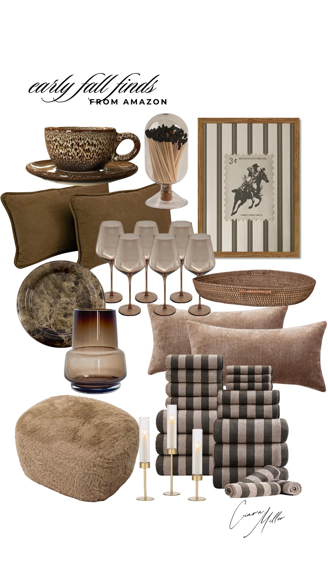I know it's not fall yet but I do love some brown home items... 

fall home decor l fall home l fall amazon l amazon home  

 #LTKHome