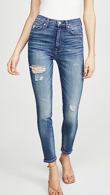 High Waist Ankle Skinny Jeans | Shopbop