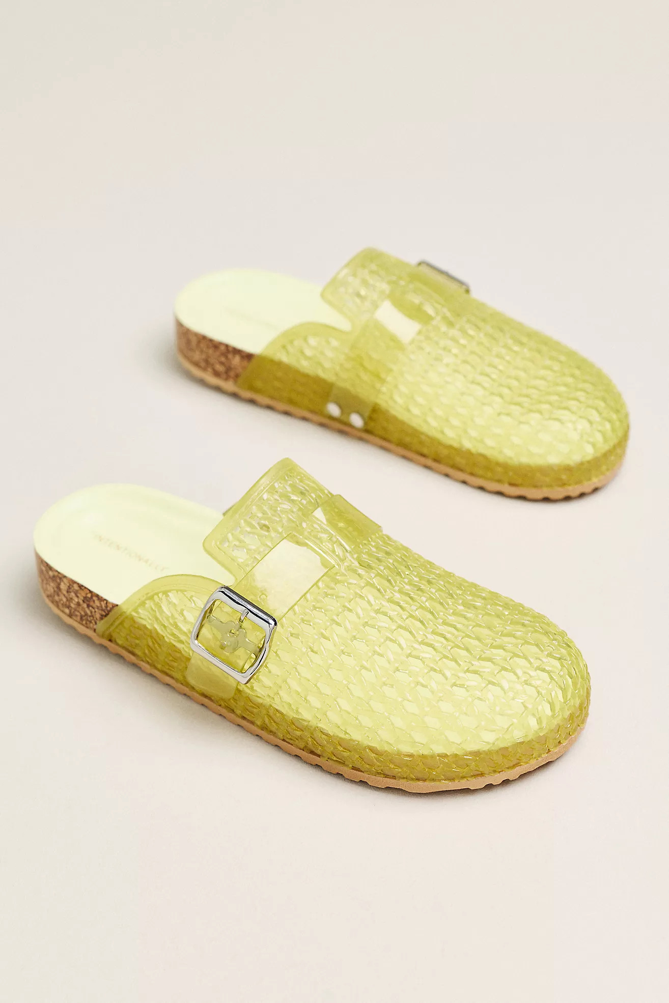 Intentionally Blank Buckle Mules | Anthropologie (US)