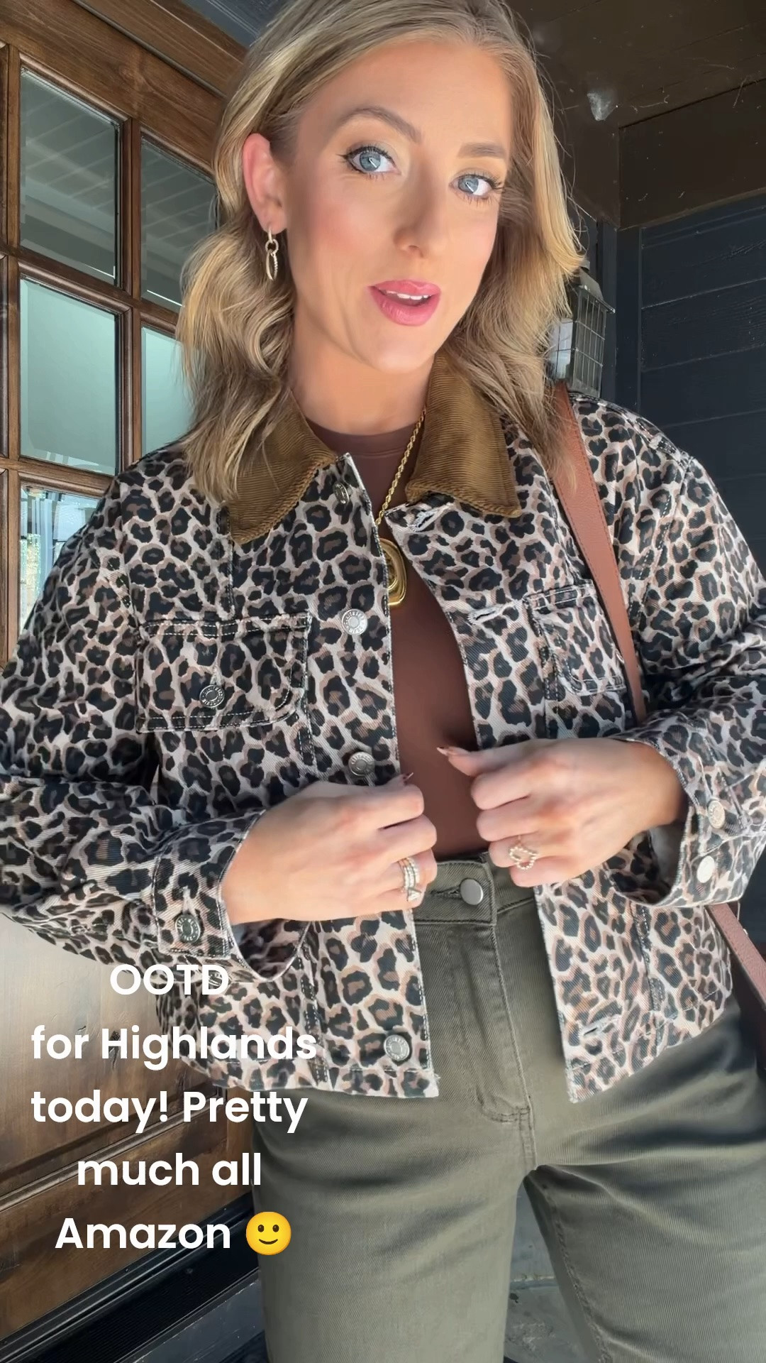 Head-to-toe Amazon fashion and this outfit is SO good! 😍 These olive green scallop hem jeans are such a fun twist on a classic pair of denim, and I love them styled with this leopard print denim jacket! 🐆🤎 The contrasting collar detail makes it look so much more expensive. Finished it off with the comfiest boots + some fun jewelry details for the cutest casual fall outfit!

Such an easy Amazon fall outfit for lunch, shopping, travel or a weekend in the mountains! 🍂

#amazonfashion #amazonfinds #amazonstyle #amazonoutfit #fallfashion #falloutfitideas #leopardjacket #olivegreenjeans #casualfalloutfit #affordablefashion #womensfashion

#LTKootd #LTKPetite